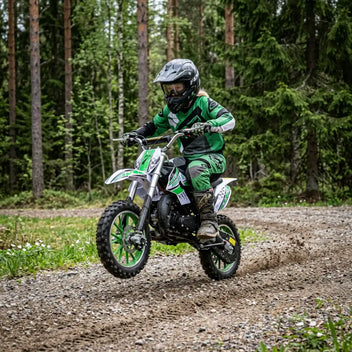 Barnminicross 49cc – för avgränsat område, grön
