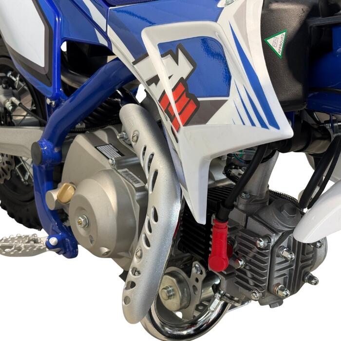 Minikrossi Thunder 70cc, Automaatti, Sininen