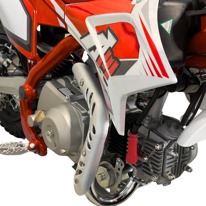 Minikrossi Thunder 70cc, Automat, Röd
