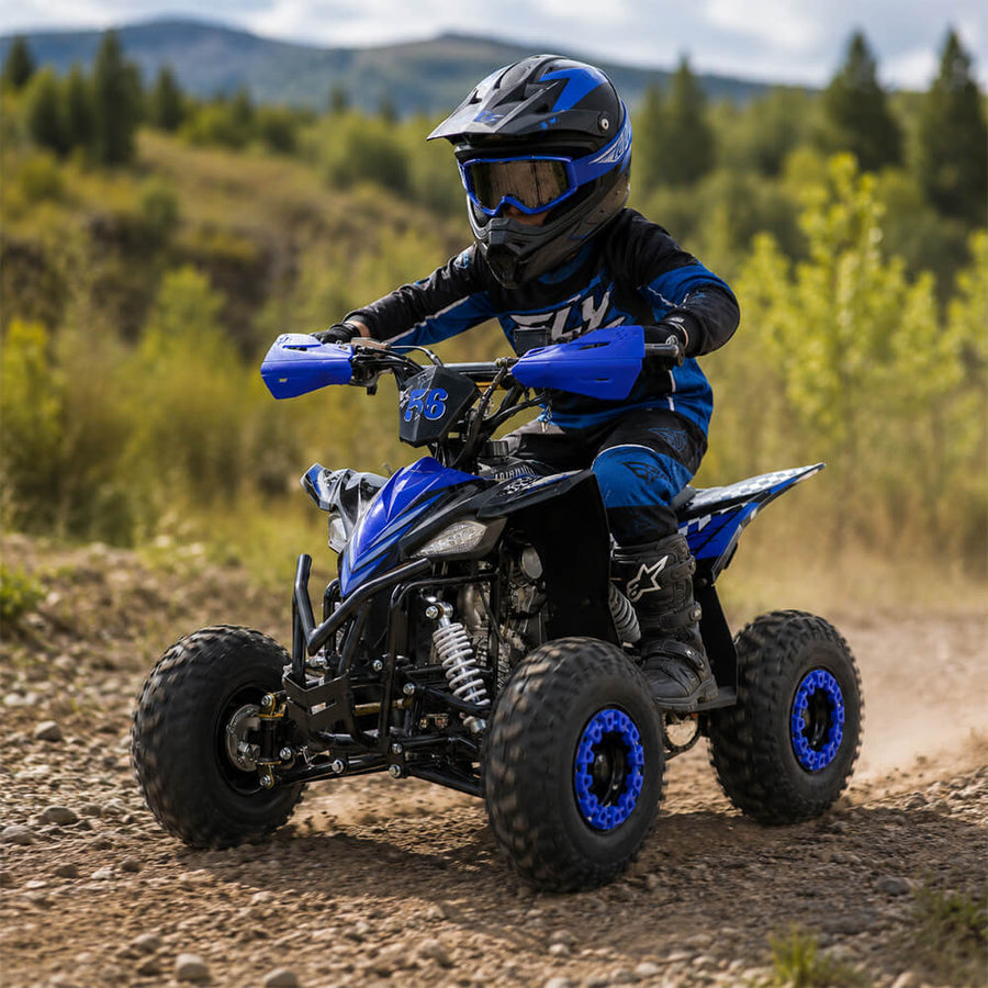 Minimönkijä 110 cc – automaatti, 4-tahtimoottori, 45 km/h, Sininen