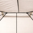 NIKO Pihapaviljonki 3x4m / Paviljonki Katos Terassille ja Pihalle, Vaalea Beige