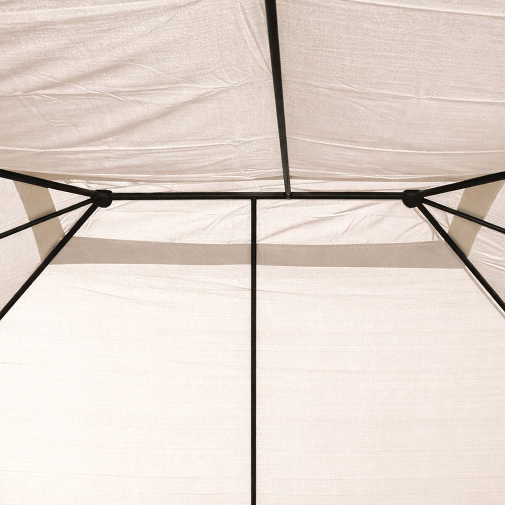 Takduk till trädgårdspaviljong 3 x 4 m – NIKO-kompatibel, PA-belagd polyester, ljusbeige