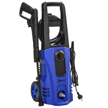 Painepesuri 1800 W, 150 bar, 420 l/h, säädettävä suutin ja vaahtopullo, 6 m letku, sininen
