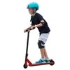 Temppupotkulauta alumiinia, 100 mm PU-pyörät, freestyle, 14 v+, punainen
