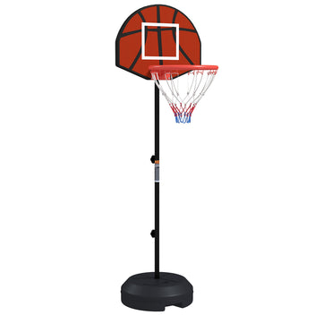 Koripalloteline ja magneettinen tikkataulu 2-in-1, korin korkeus 98–148 cm, musta