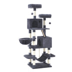 FEANDREA Kissanpuu suurille kissoille, suosittu, monen kissan talouteen, riippumatto, kapea, tilaa säästävä, korkeus 168cm