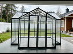 Pohjola Garden T-muotoinen Kasvihuone/Paviljonki, 369x305x252cm, Musta