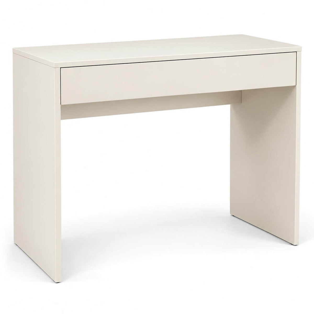 Meikkipöytä 91 x 35 x 76 cm – leveä laatikko, beige, kompakti koko