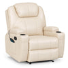 Hierova TV-tuoli 90 x 94 x 105 cm – recliner, 8 hierontapistettä, mukitelineet