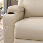 Hierova TV-tuoli 90 x 94 x 105 cm – recliner, 8 hierontapistettä, mukitelineet
