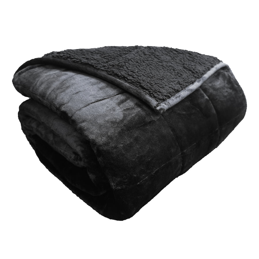 Polar Night Painopeitto 135x200cm Sherpa Black - 5 kg