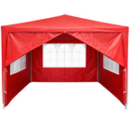 Pohjola Garden Juhlateltta / Paviljonki irrotettavilla sivuilla 3x4m PE, Punainen