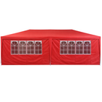 Pohjola Garden Juhlateltta / Paviljonki irrotettavilla sivuilla 3x6m PE, Punainen