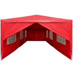 Pohjola Garden Juhlateltta / Paviljonki irrotettavilla sivuilla 3x9m PE, Punainen