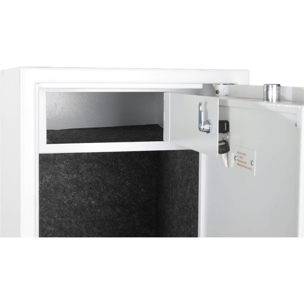 Verv Nordic Vapenskåp 7 för vapen EN 14450, 159x41x50cm, vitt