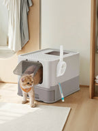 FEANDREA kissanvessa, kannella, kissoille jopa 15 kg, kauranvärinen, lämmin harmaa