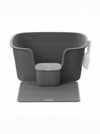 Feandrea kattlåda, extra stor, för hushåll med flera katter, med höga sidor, kattmatta, förvaringslåda och skopa, för stora katter, skiffergrå