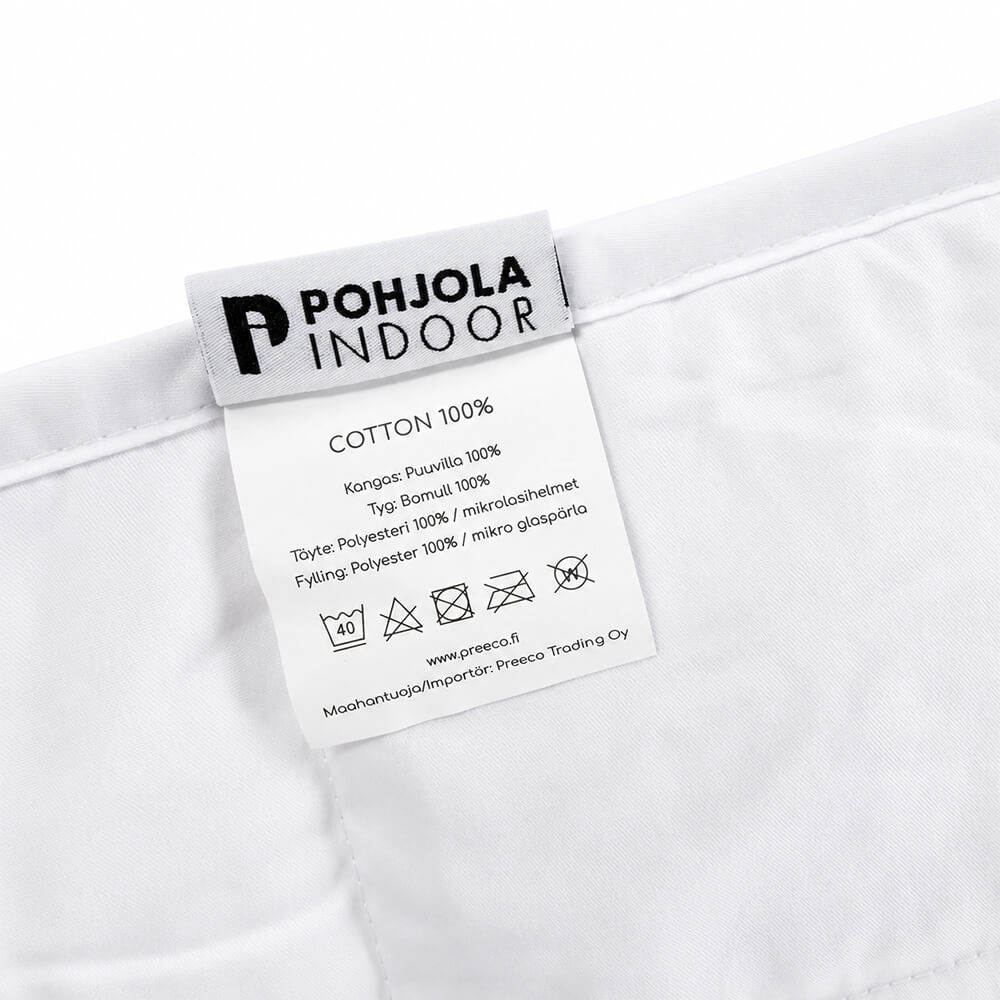 Painopeitto 5 kg 150 × 200 – valkoinen, 7-kerroksinen