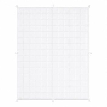 Tyngdtäcken 13 kg 150 × 200 cm – 7-lagers, vit