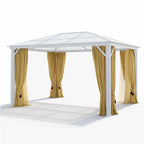 Paviljongin verhot ja hyttysverkko