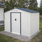 Pihavaja 5,3 m² – sinkitty teräs, liukuovet, sokkeli mukana