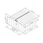 Pihavarasto 10.85M2 + Sokkeli