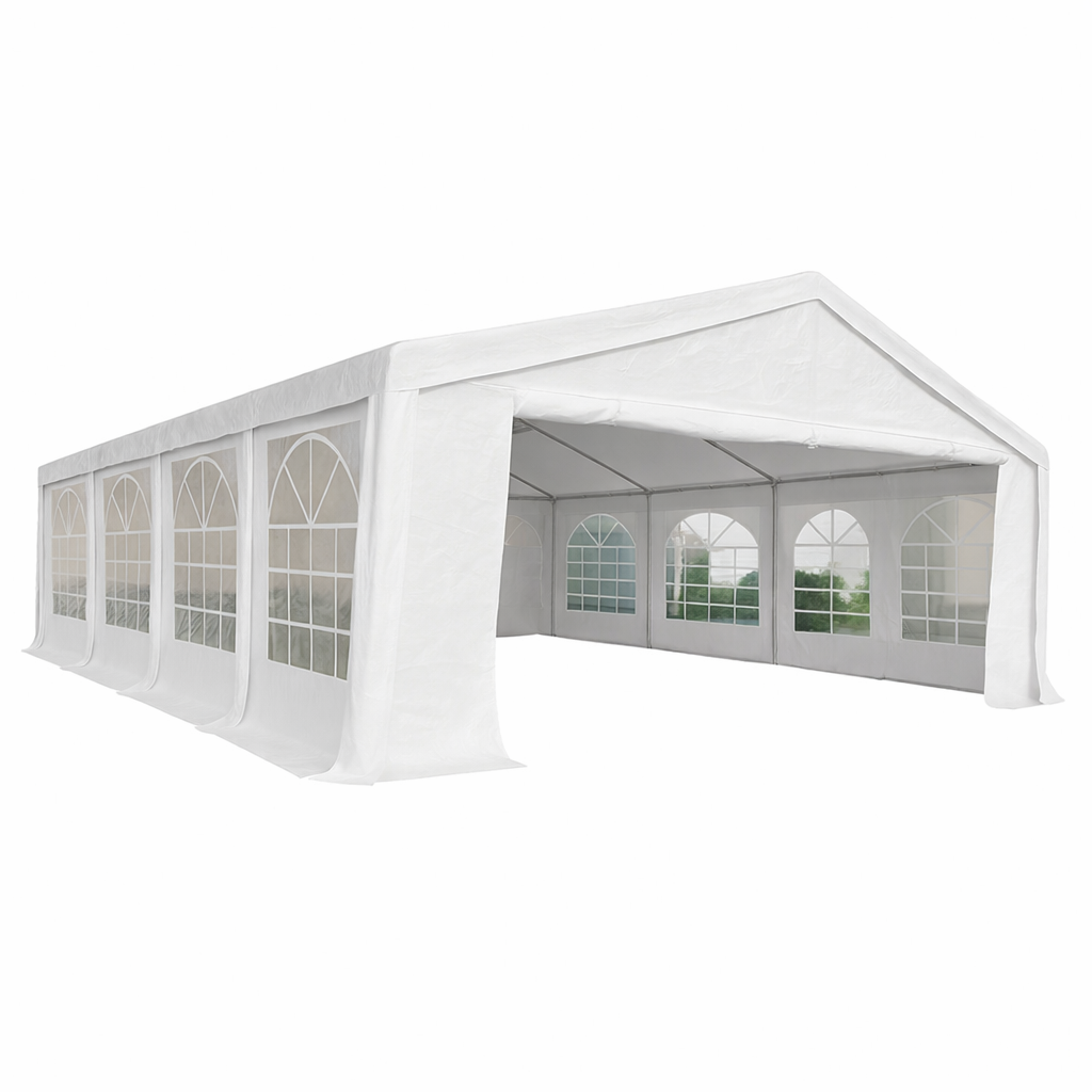 Lund & Leaf Party Tent Strong 6x8, vit
