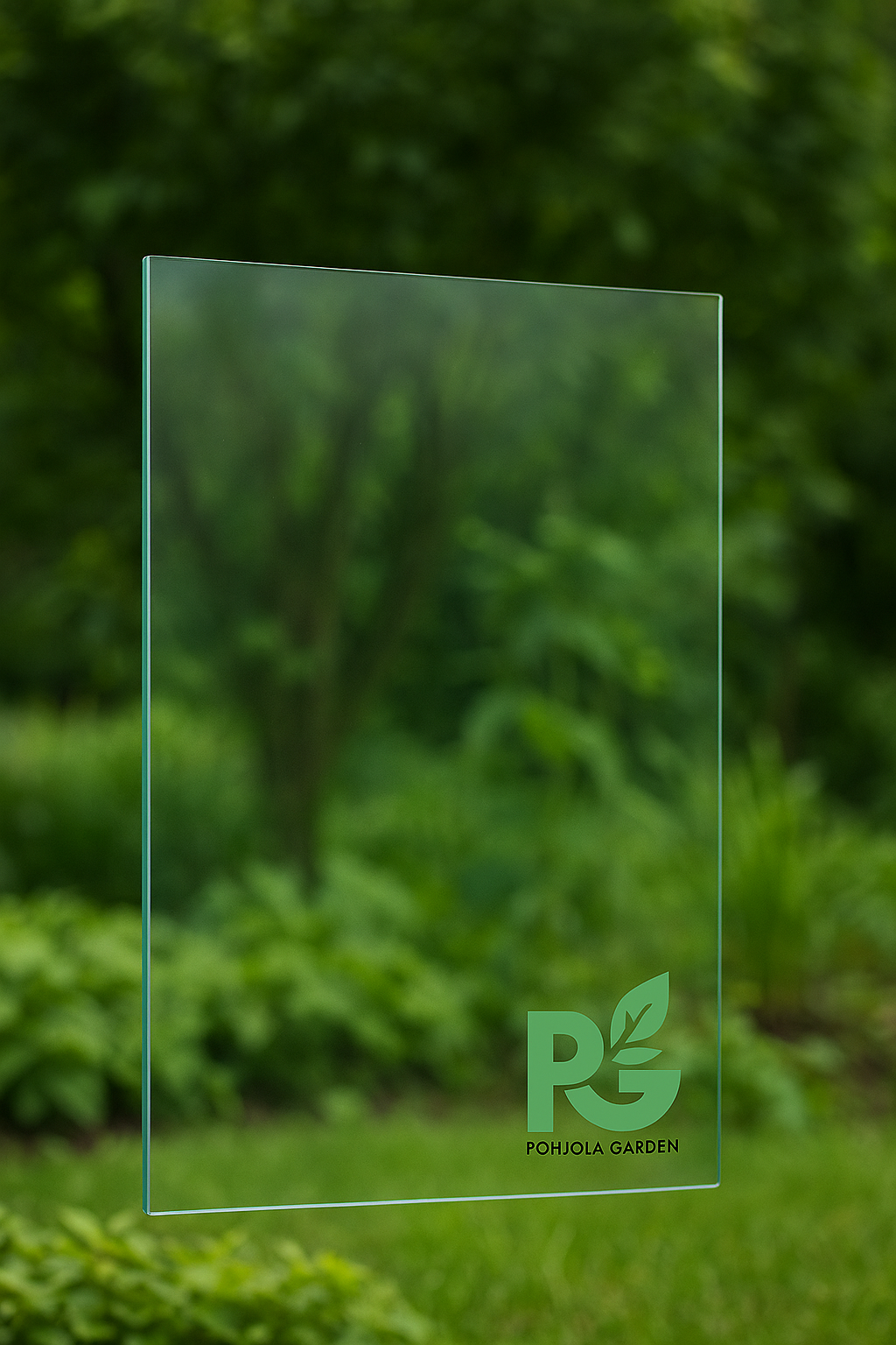 K-lasilevy 78 cm x 57,9 cm Pohjola Garden 8,6 m² lasikasvihuoneeseen