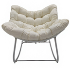 Pohjola Garden Keinutuoli, Valkoinen/Beige