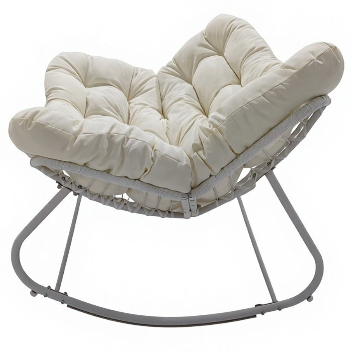 Pohjola Garden Keinutuoli, Valkoinen/Beige