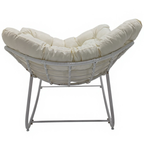 Pohjola Garden Keinutuoli, Valkoinen/Beige