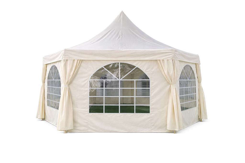 Pohjola Garden Pagoda Juhlateltta 4,4x6m, Valkoinen
