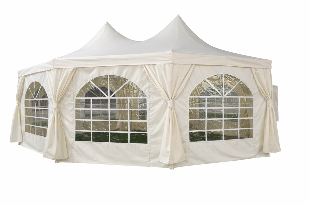 Pohjola Garden Pagoda Juhlateltta 4,4x6m, Valkoinen