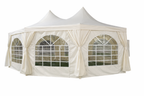 Pohjola Garden Pagoda Juhlateltta 4,4x6m, Valkoinen