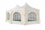 Pohjola Garden Pagoda Juhlateltta 4,4x6m, Valkoinen