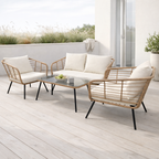 Lund & Leaf Polyrottinki Terrass-/trädgårdssoffgrupp Pihla