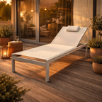 Lund & Leaf SOL solstol, vit