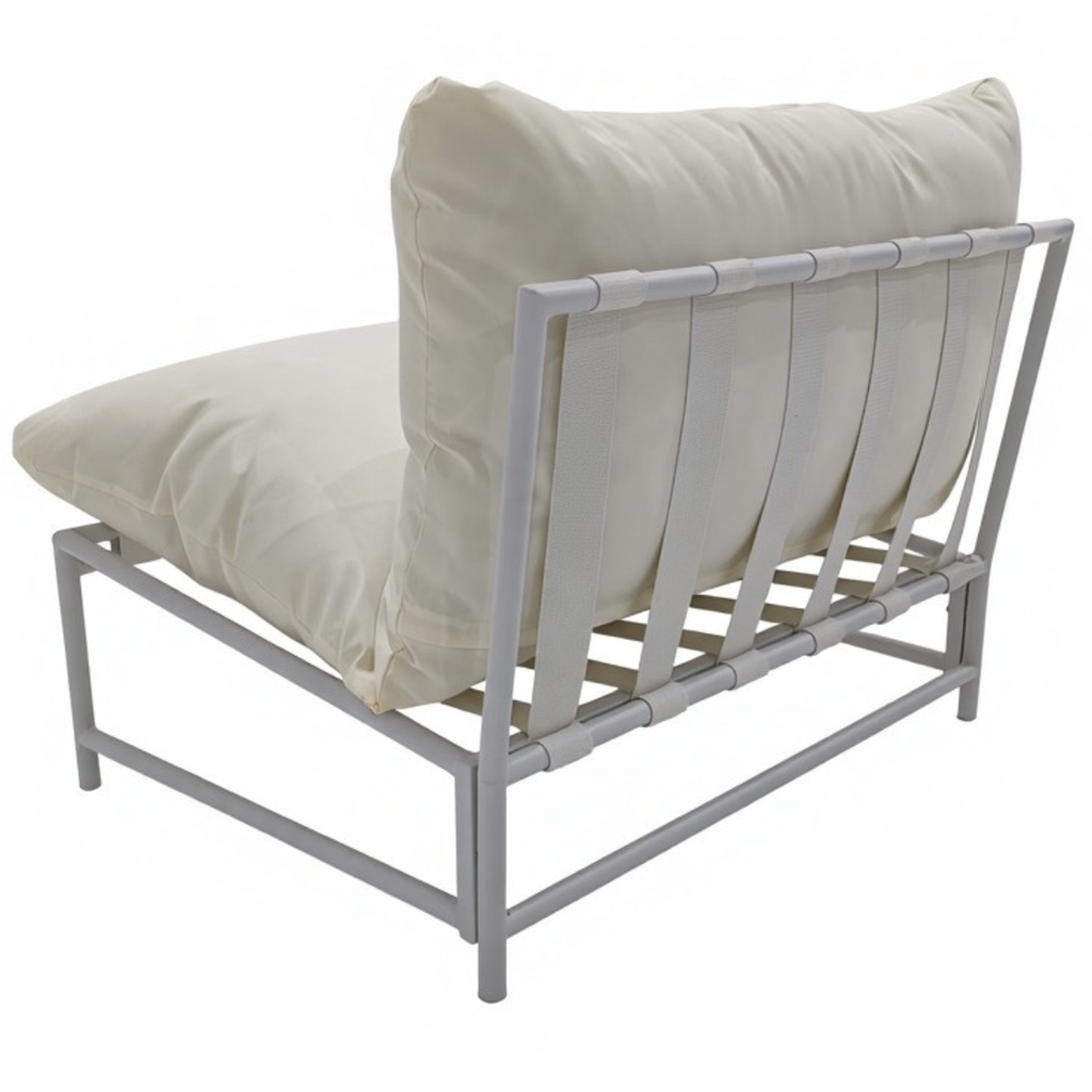 Pohjola Garden Aino Puutarhatuoli, Valkoinen/Beige