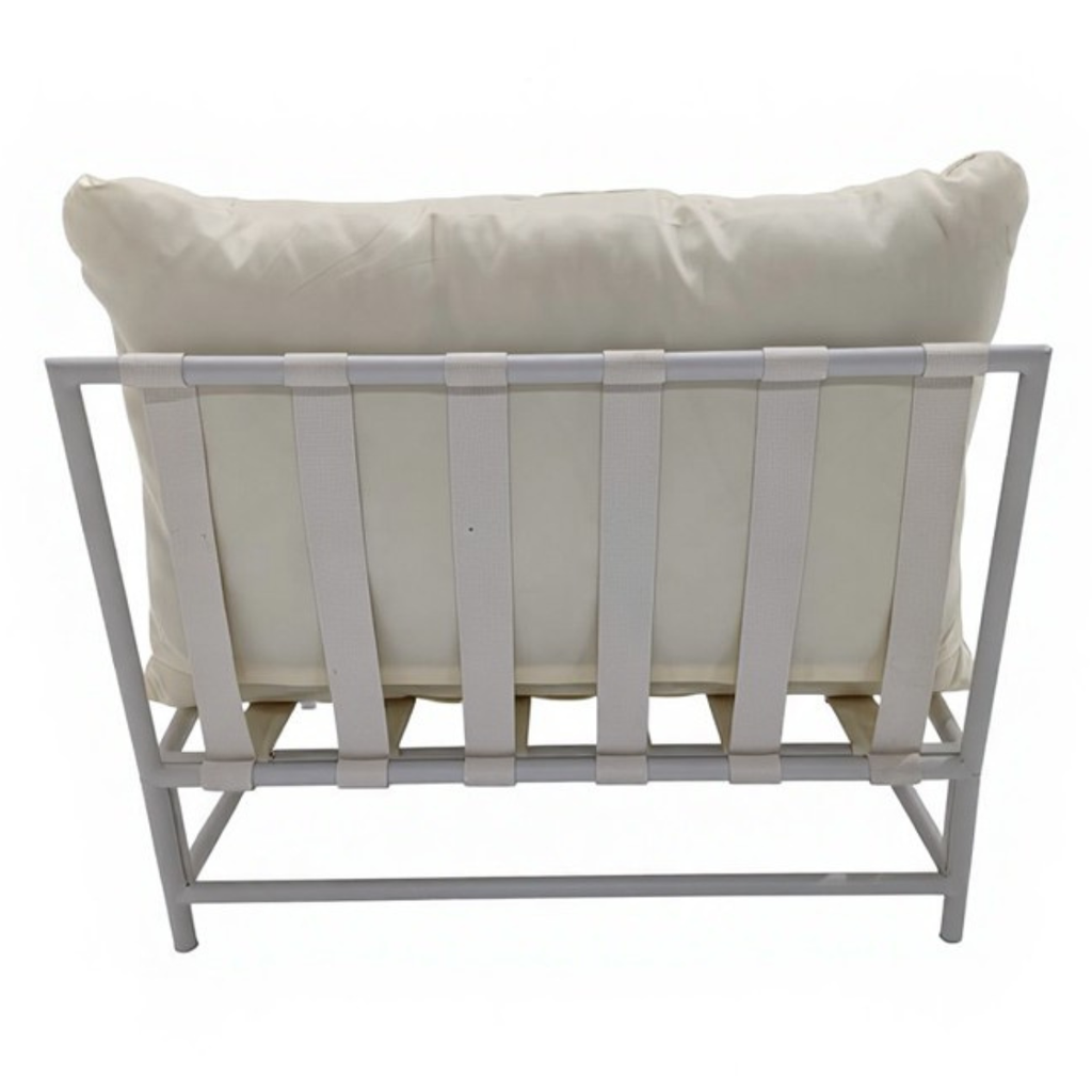 Pohjola Garden Aino Puutarhatuoli, Valkoinen/Beige