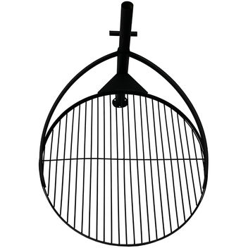Grillgaller för utomhuseldstad 60 cm – stål, värmetålig pulverlackering, 58 cm