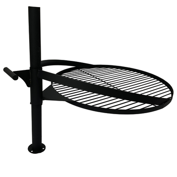 Grillgaller för utomhuseldstad 60 cm – stål, värmetålig pulverlackering, 58 cm