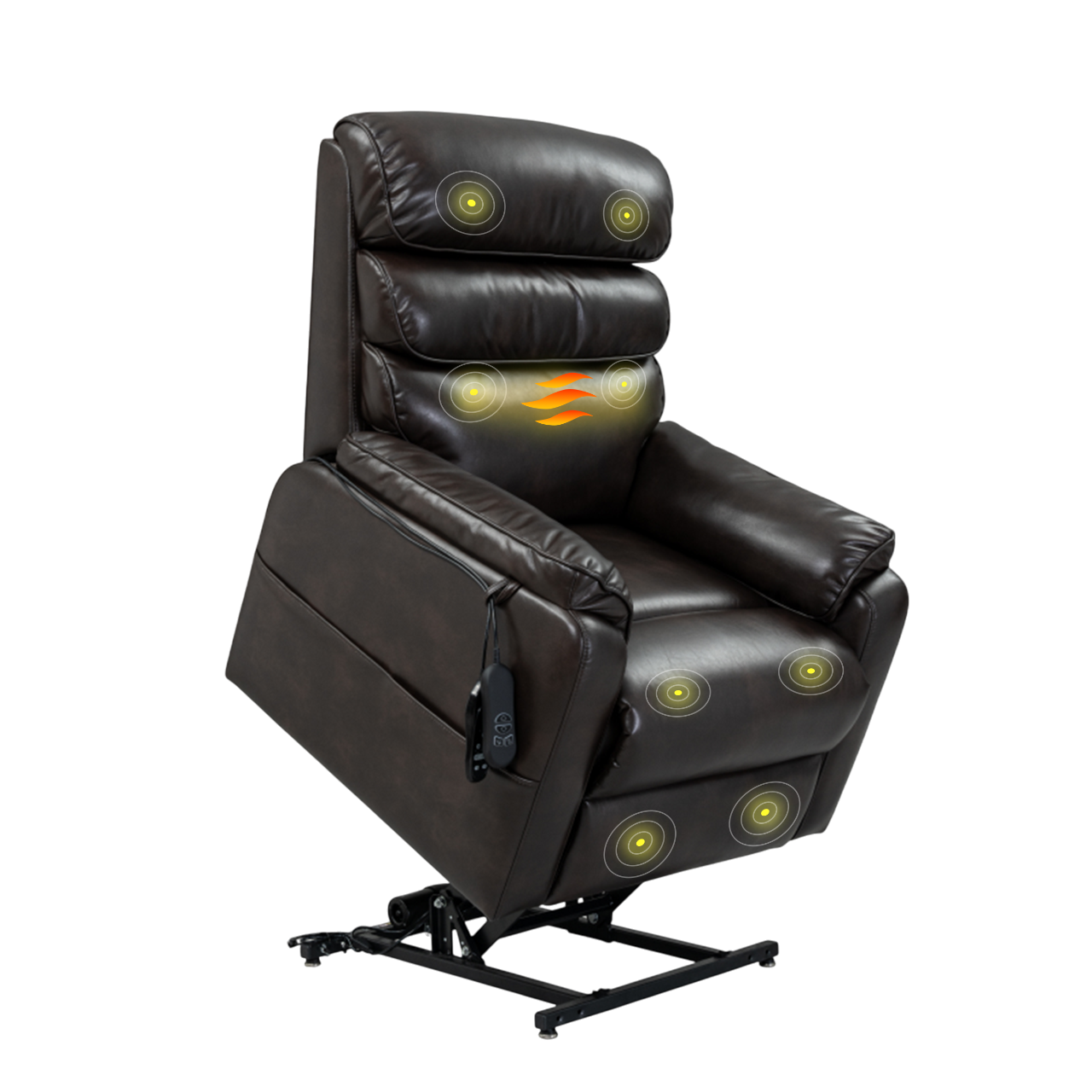 Flexispot Lepotuoli XL, Ruskea