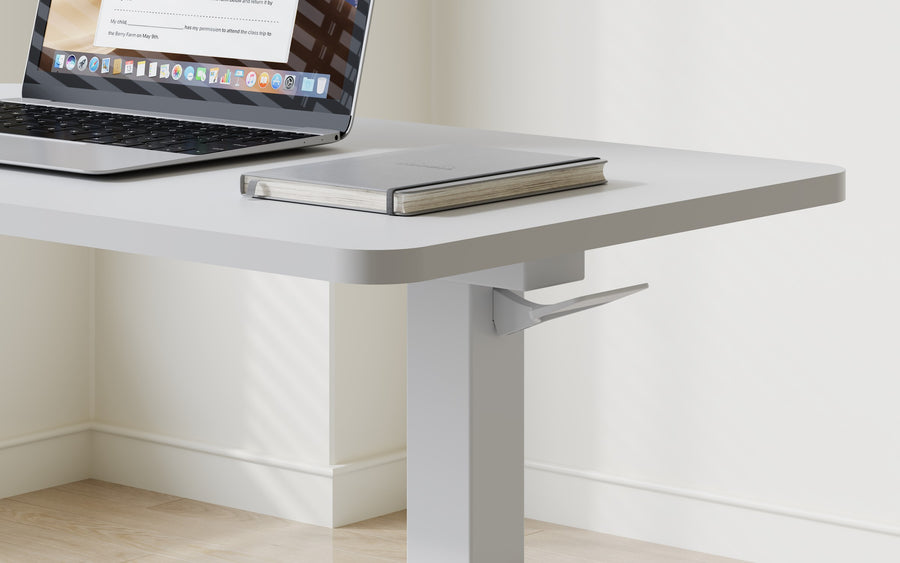 Flexispot justerbart sidobord 70 x 40 cm, vitt