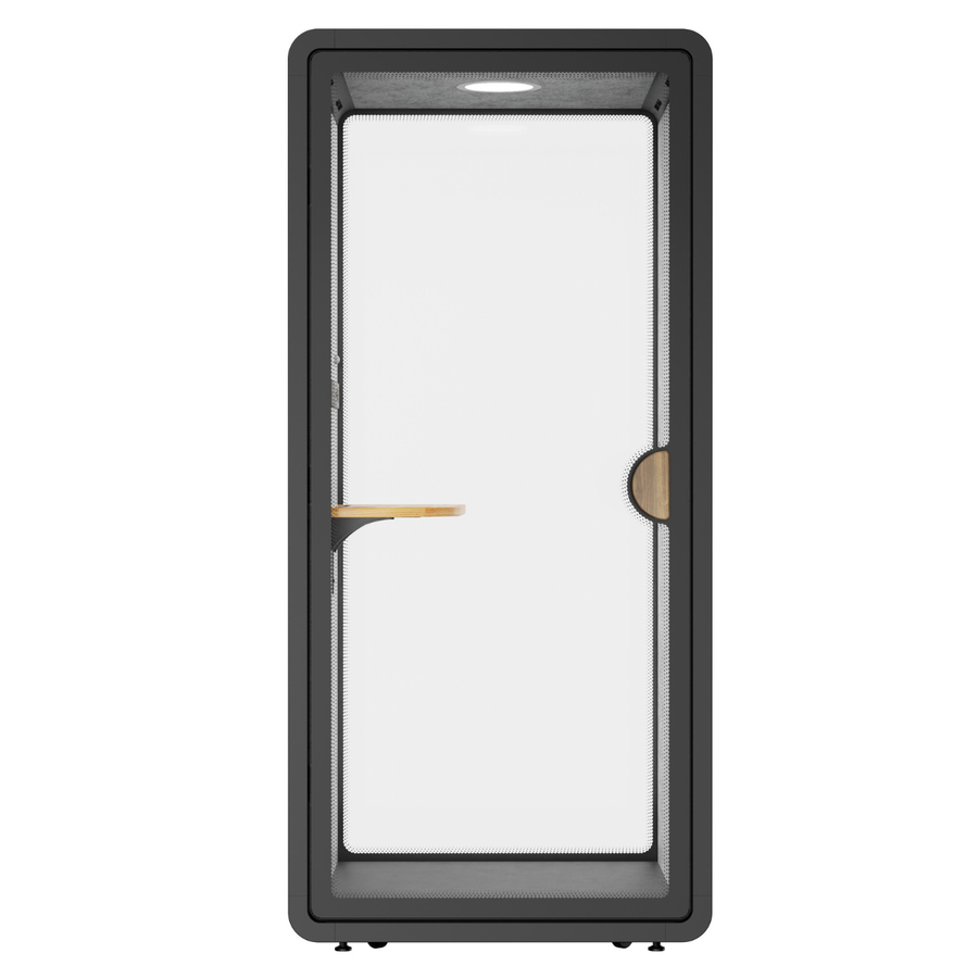 Puhelinkoppi toimistoon 25 dB – 105 x 105 x 230 cm, LED, USB-C