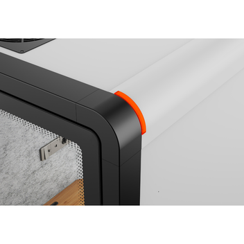 Puhelinkoppi toimistoon 25 dB – 105 x 105 x 230 cm, LED, USB-C