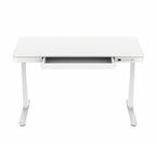 Pohjola Indoor Sähköpöytä 120 x 60cm laatikolla, Valkoinen
