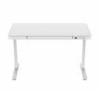 Pohjola Indoor Sähköpöytä 120 x 60cm laatikolla, Valkoinen