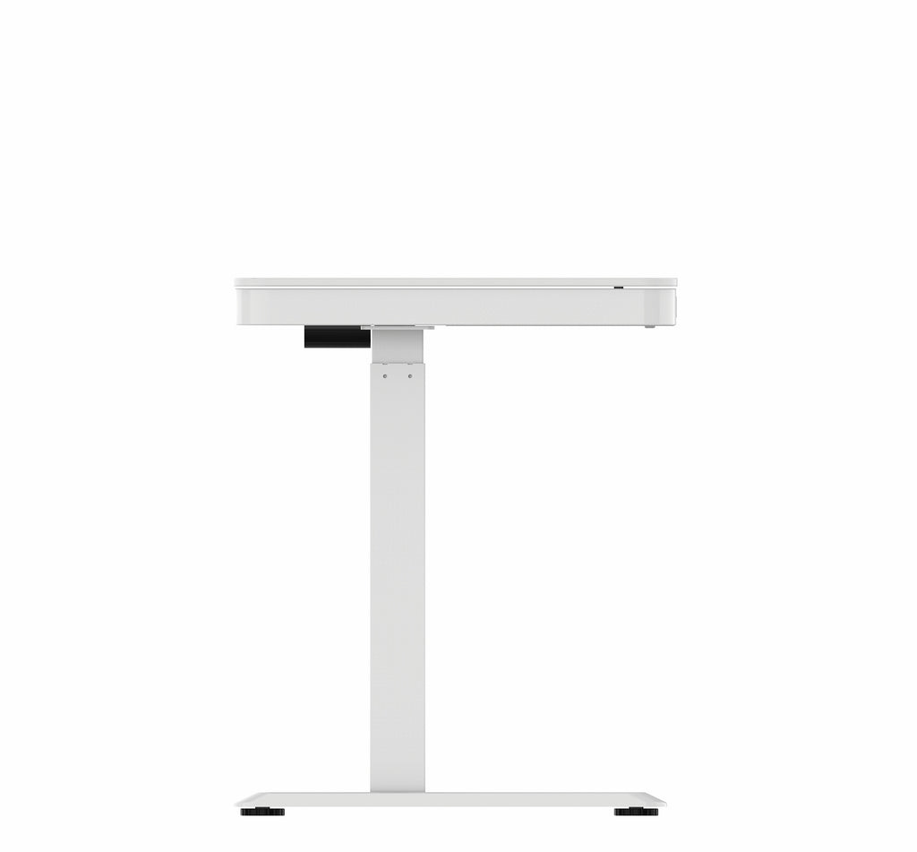 Pohjola Indoor Sähköpöytä 120 x 60cm laatikolla, Valkoinen