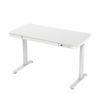 Pohjola Indoor Sähköpöytä 120 x 60cm laatikolla, Valkoinen