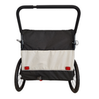 Pohjola Motors  Polkupyörän peräkärry 2-in-1 PACE Musta, 2 lapselle, Max. 40 kg